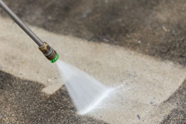 Garage Floor Power Washing in Athens