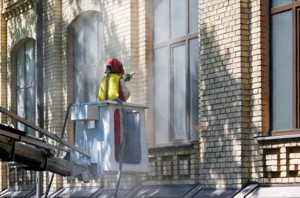 Brick Facade Cleaning in Athens