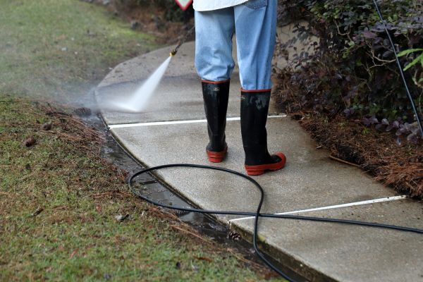 Sidewalk Pressure Cleaning in Athens